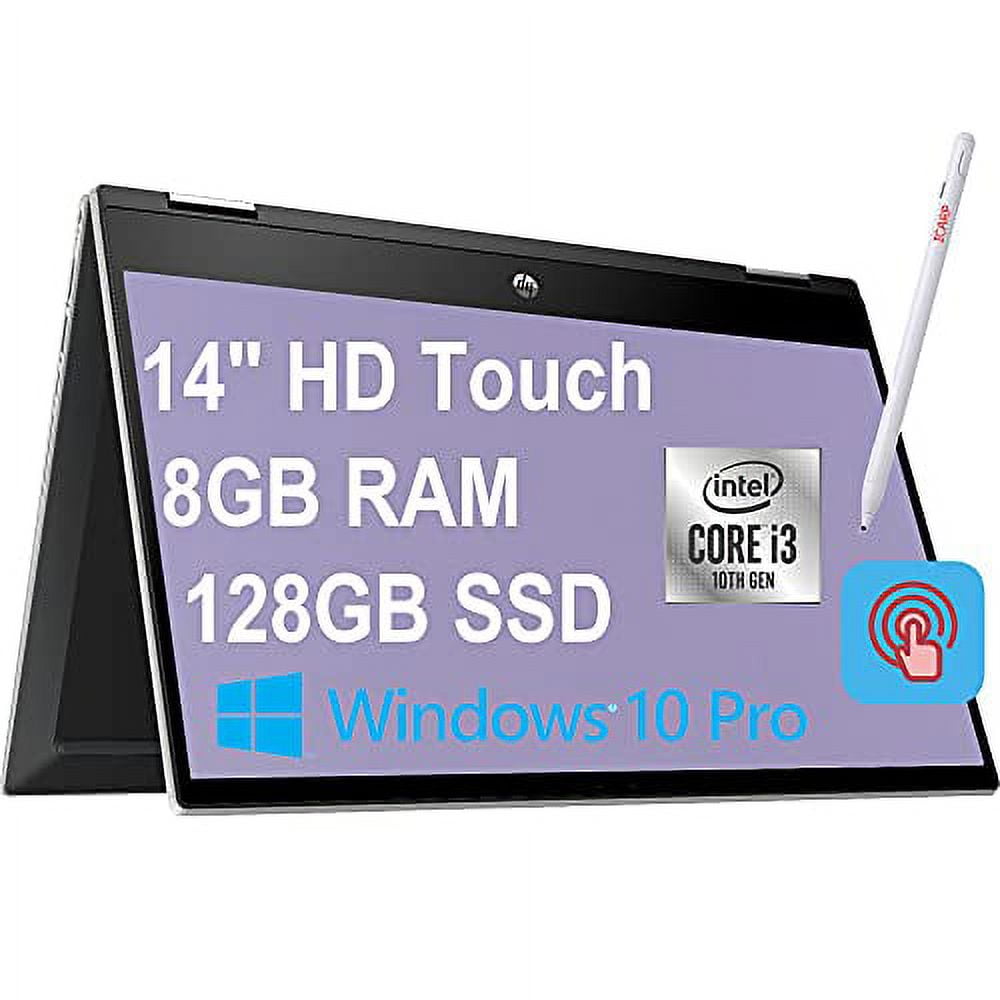 HP Pavilion X360 14 Flagship 2in1 Business Laptop 14" HD Touchscreen