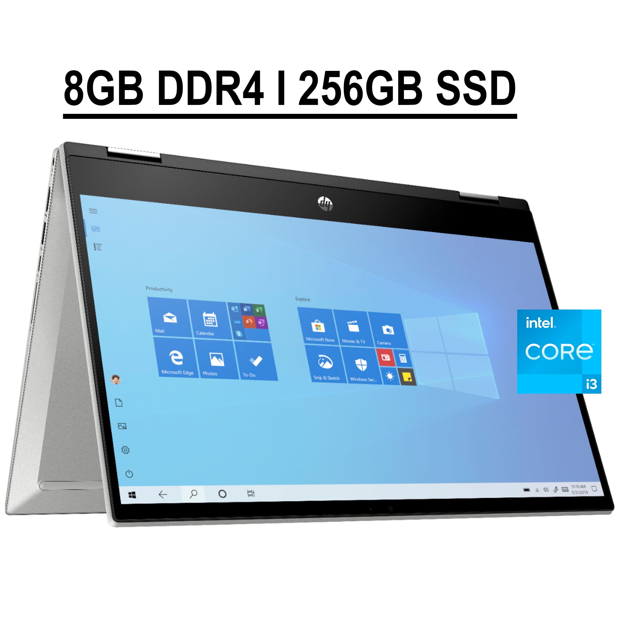 HP x360 Celeron 8GB SSD256GB 即使用可 HP Pavilion X360 2-in-1 14 Business Laptop 14