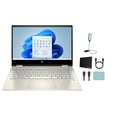 thumbnail image 1 of HP Pavilion X360 2-in-1 14" FHD IPS TouchScreen Laptop Computer, Intel Core i5-1135G7, 16GB Memory, 1TB SSD, Intel Iris Xe Graphics, Windows 11 Home, Warm Gold + Mazepoly Accessories, 1 of 7