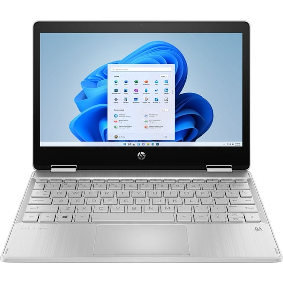 Pre-Owned HP Pavilion x360 11.6" Touch HD (1366x768) 2-in-1 Laptop (Intel Pentium Silver N5030 4-Core, Intel UHD 605, 4GB RAM, 512GB PCIe SSD, Webcam, Wifi, Bluetooth, HDMI, Win 10 Pro)