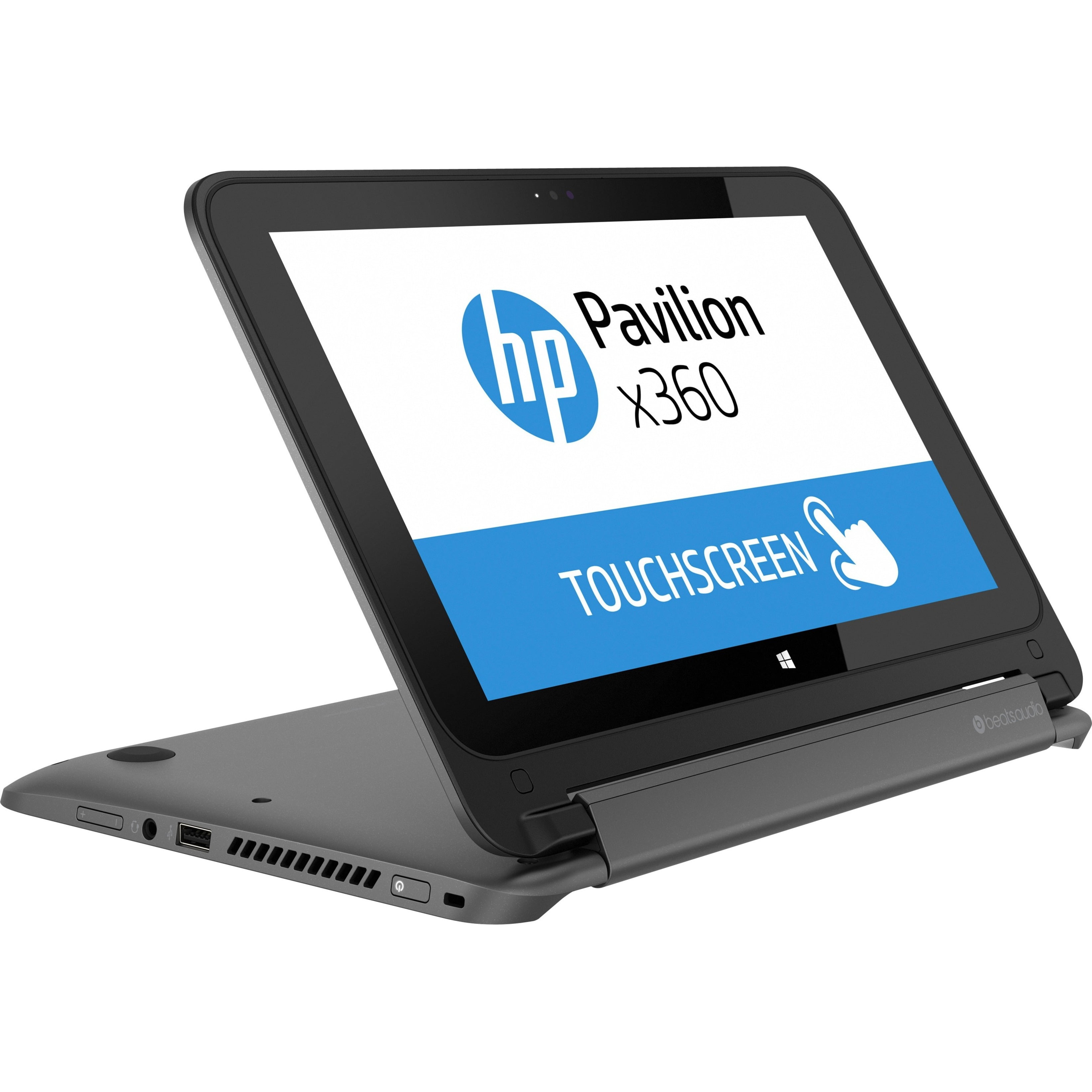 HP Pavilion x360 2-in-1 11.6 Touch-Screen Laptop Intel Pentium 4GB Memory  500GB Hard Drive Smoke Silver 11-n010dx - Best Buy
