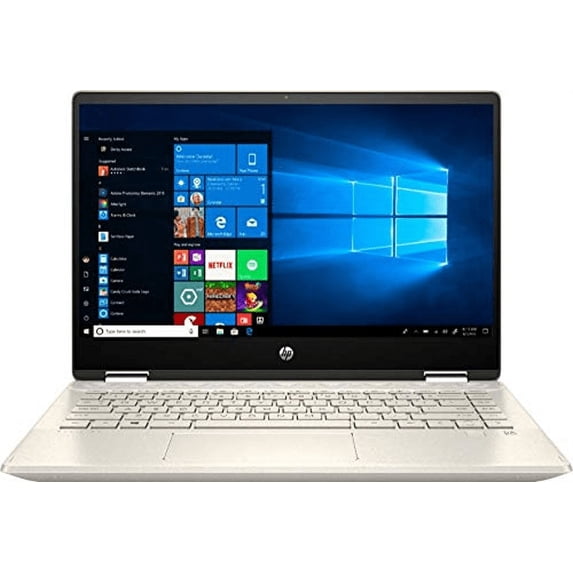 HP Pavilion x360-14" Touch - Core i5-10210U - 8GB - 256GB SSD + 16GB Optane - Gold