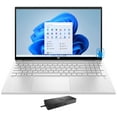 thumbnail image 1 of HP Pavilion x360 15t Home/Business 2-in-1 Laptop (Intel i5-1135G7 4-Core, 15.6in 60Hz Touch Full HD (1920x1080), Intel Iris Xe, 16GB RAM, Win 11 Pro) with WD19S 180W Dock, 1 of 7