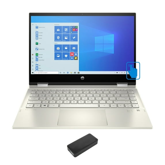 HP Pavilion x360 Home/Business 2-in-1 Laptop (Intel i5-1135G7 4-Core, 14.0in 60Hz Touch Full HD (1920x1080), Intel Iris Xe, 64GB RAM, 4TB PCIe SSD, Backlit KB, Wifi, Win 10 Home) with DV4K Dock