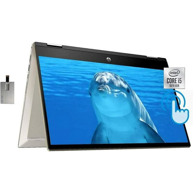 HP Pavilion x360 Laptop, 2in1 14" FHD Touchscreen Laptop, Intel Core