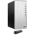 thumbnail image 1 of HP Pavillion TP01-2234 Home/Business Desktop (AMD Ryzen 7 5700G 8-Core, AMD Radeon, 32GB RAM, 1TB PCIe SSD + 1TB HDD (3.5), Wifi, USB 3.2, Win 11 Home) with WD19S 180W Dock, 1 of 7