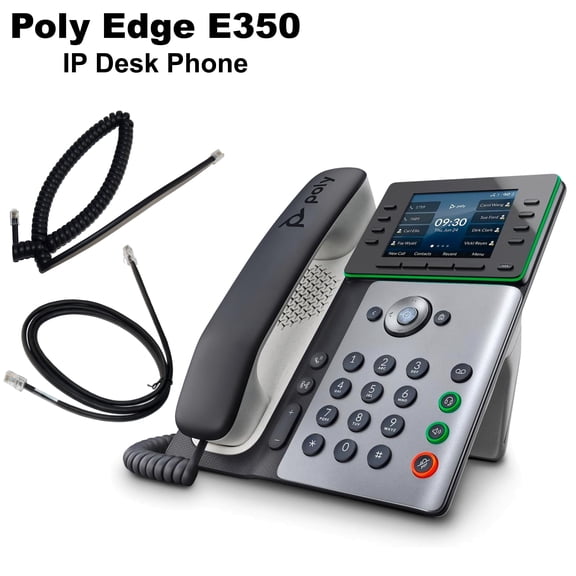 HP Poly Edge E350 8-Line Business IP Phone with Wi-Fi & Bluetooth  82M89AA