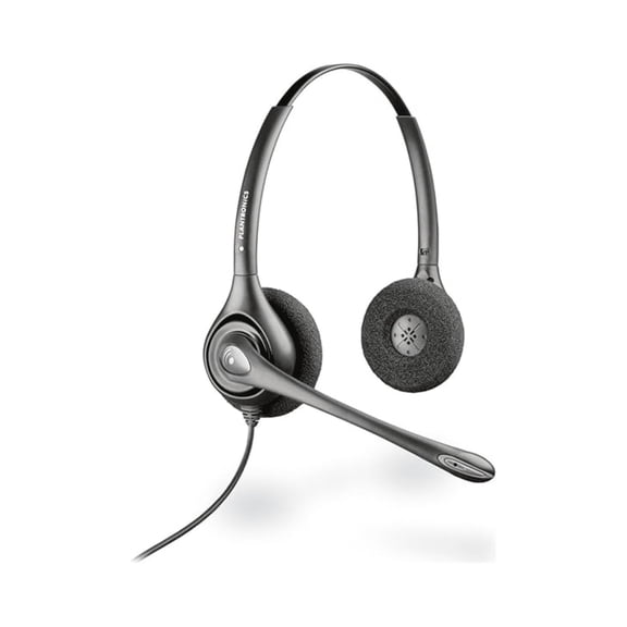 HP Poly SupraPlus H261N Binaural QD Noise Canceling Wired Headset 7S444AA