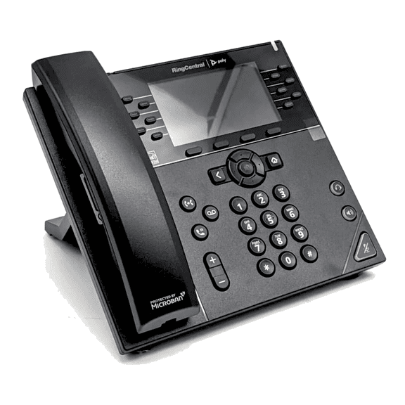 HP Poly VVX 450 12-Line IP Phone RingCentral 89B60AA - New