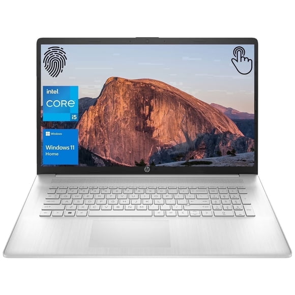 HP Premium Laptop, 17.3" HD+ Touchscreen, Intel Core i5-1334U, 32GB RAM, 1TB SSD, Windows 11 Home, Silver
