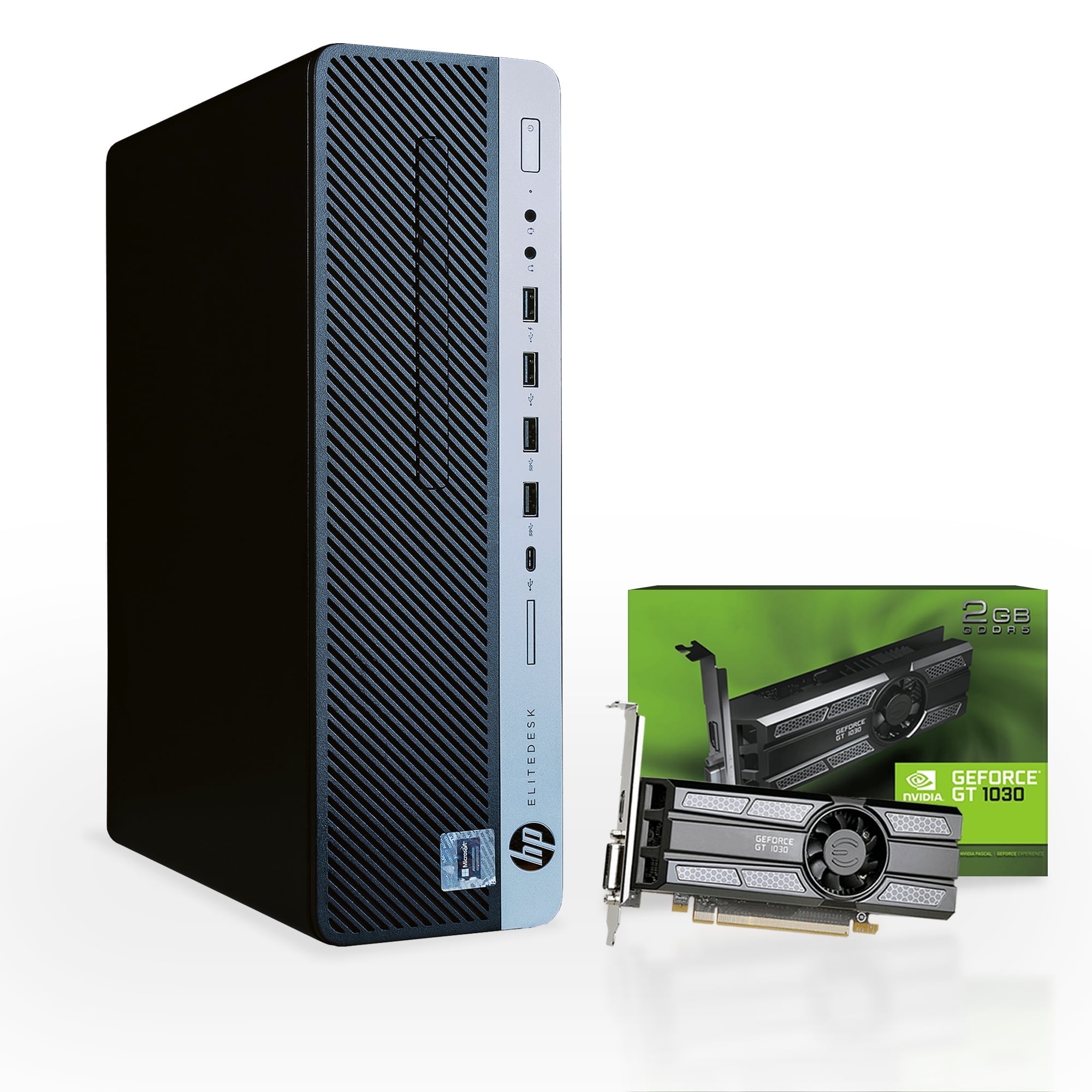 HP Prebuilt Gaming Desktop Computer | Intel i5 + GeForce GT 1030