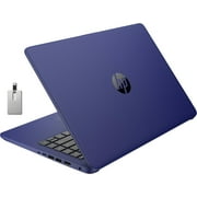 HP Premium 14 Stream HD Laptop, Intel Celeron N4120, 16GB RAM, 64GB eMMC, Webcam, Intel UHD Graphics, 1 Year Office, Bluetooth, WiFi, HDMI, Windows 11s, Blue, Hotface 32GB USB Card