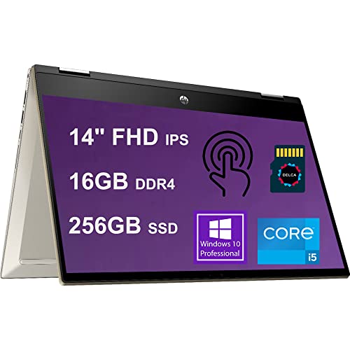 HP Premium Pavilion X360 14 2in1 Laptop 14" FHD IPS Touchscreen