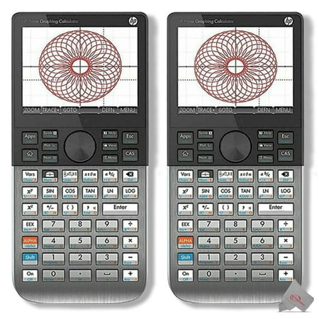 HP Prime Graphing Calculator, Black, 2 Count