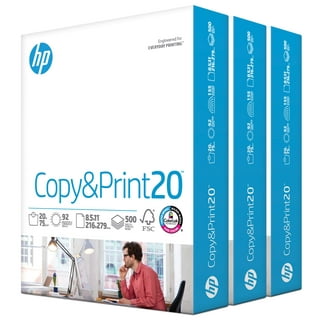 HP Printer Paper, 20 lb., 8.5 x 11, 10 Ream Case, 5,000 Sheets