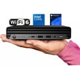 thumbnail image 1 of HP Pro 400 G9 Mini PC Desktop Computer, Intel CPU, 16GB DDR5 RAM, 256GB PCIe SSD, Triple 4K Display Support, USB-C, Ultra-Quiet Design, Bluetooth 5.2, WiFi 6, Keyboard and Mouse, Windows 11 Pro, 1 of 6