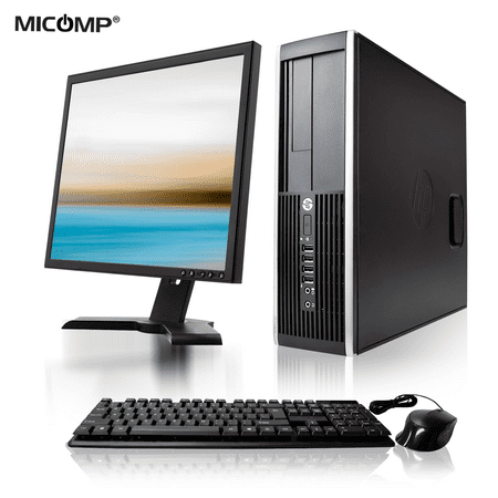 HP Pro 6200 Computer PC & 19" LCD, 3.1 Ghz Dual Core i3, 4GB DDR3 RAM 2TB Hard Drive, WiFi, Windows 10 Professional 64 Bit