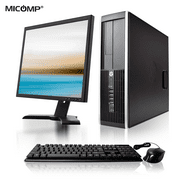 HP Pro 6200 Computer PC & 19" LCD Intel Dual Core i3 3.10Ghz 4GB DDR3 250Gb, WiFi, Windows 10 Home 64 Bit