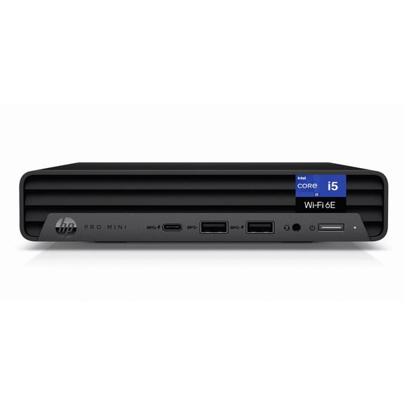 HP Pro Mini 400 Business Mini Desktop (Intel i5-14500T, Intel UHD 770 shared, 32GB DDR4, 512GB PCIe SSD, WiFi 6E, Bluetooth 5.3, 90W PSU, RJ-45, 2 Display Port, 1 x HDMI 2.1, Win 11 Pro)