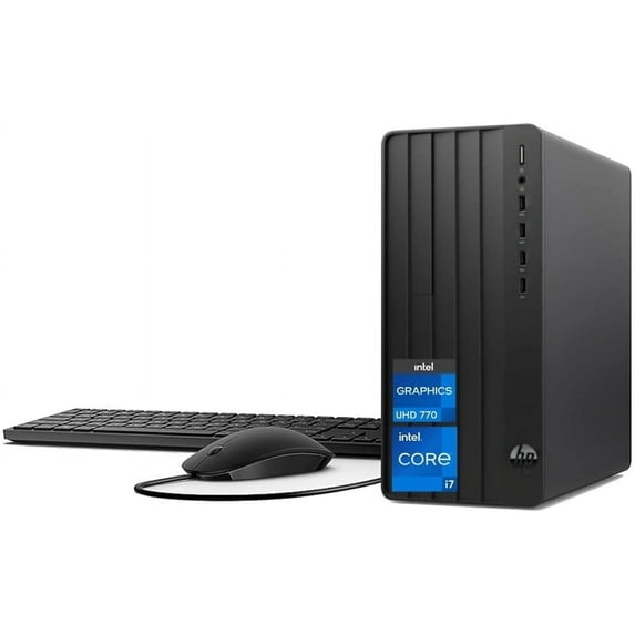 HP Pro Tower 290 G9 Business Desktop, Intel Core i7-12700K Processor (12 Cores, Up to 5.0GHz), 32GB RAM, 1TB PCIe SSD, Support 4K, HDMI, VGA, Wi-Fi, Bluetooth, Keyboard & Mouse, Windows 11 Pro