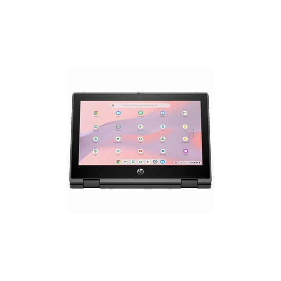 HP Fortis x360 11 G5 Chromebook - Flip design - Intel N-series - N100 / up to 3.4 GHz - Chrome OS - UHD Graphics - 8 GB RAM - 64 GB eMMC - 11.6" IPS touchscreen 1366 x 768 (HD) - Wi-Fi 6E, Bluetooth - jack black - kbd: US