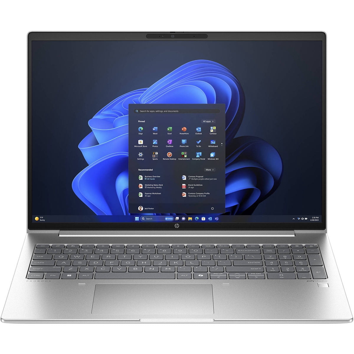 HP ProBook 460 G11 16" WUXGA Laptop, Intel Core Ultra 7 155U 1.7GHz, 32GB RAM, 512GB SSD, Windows 11 Pro, Pike Silver