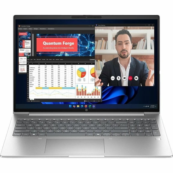 HP ProBook 4 G2a 16" Touchscreen Copilot+ PC Notebook WUXGA AMD Ryzen AI 5 Ryzen AI 400 430 16 GB 512 GB SSD English Keyboard Pike Silver Aluminum