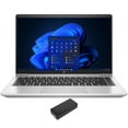 thumbnail image 1 of HP ProBook 445 G9 Home/Business Laptop (AMD Ryzen 5 5625U 6-Core, 14.0in 60Hz Full HD (1920x1080), AMD Radeon, 32GB RAM, 1TB PCIe SSD, Backlit KB, Wifi, USB 3.2, HDMI, Win 10 Pro) with DV4K Dock, 1 of 6