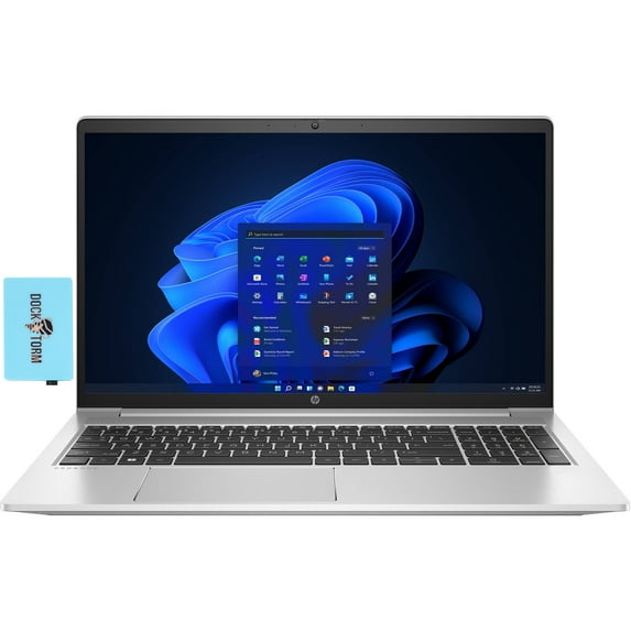 HP ProBook 450 G9 15.6in FHD IPS Business Laptop (Intel i7-1255U 10-Core 1.70GHz, Intel Iris Xe, 64GB RAM, 1TB PCIe SSD, Backlit KYB, WiFi 6, BT 5.2, RJ-45, Win 11 Pro) with Dockztorm Hub
