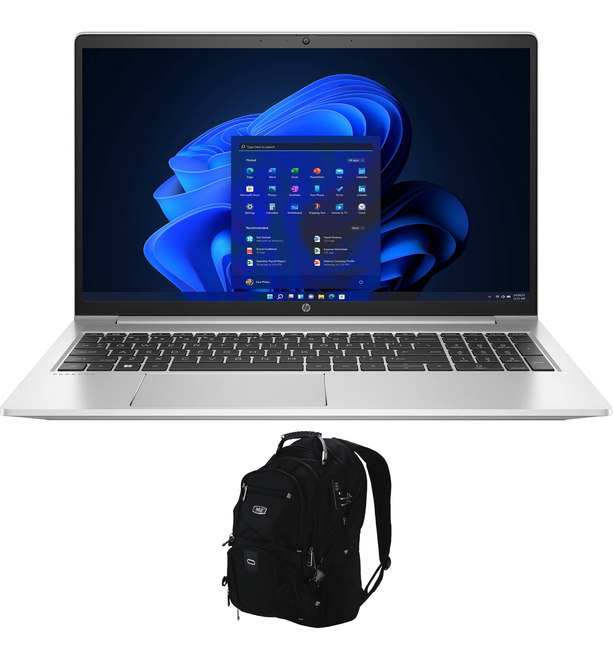 Intel Backpack HP ProBook 450 G9 Home/Business Laptop (Intel i5-1235U 10-Core, 15.6in ...