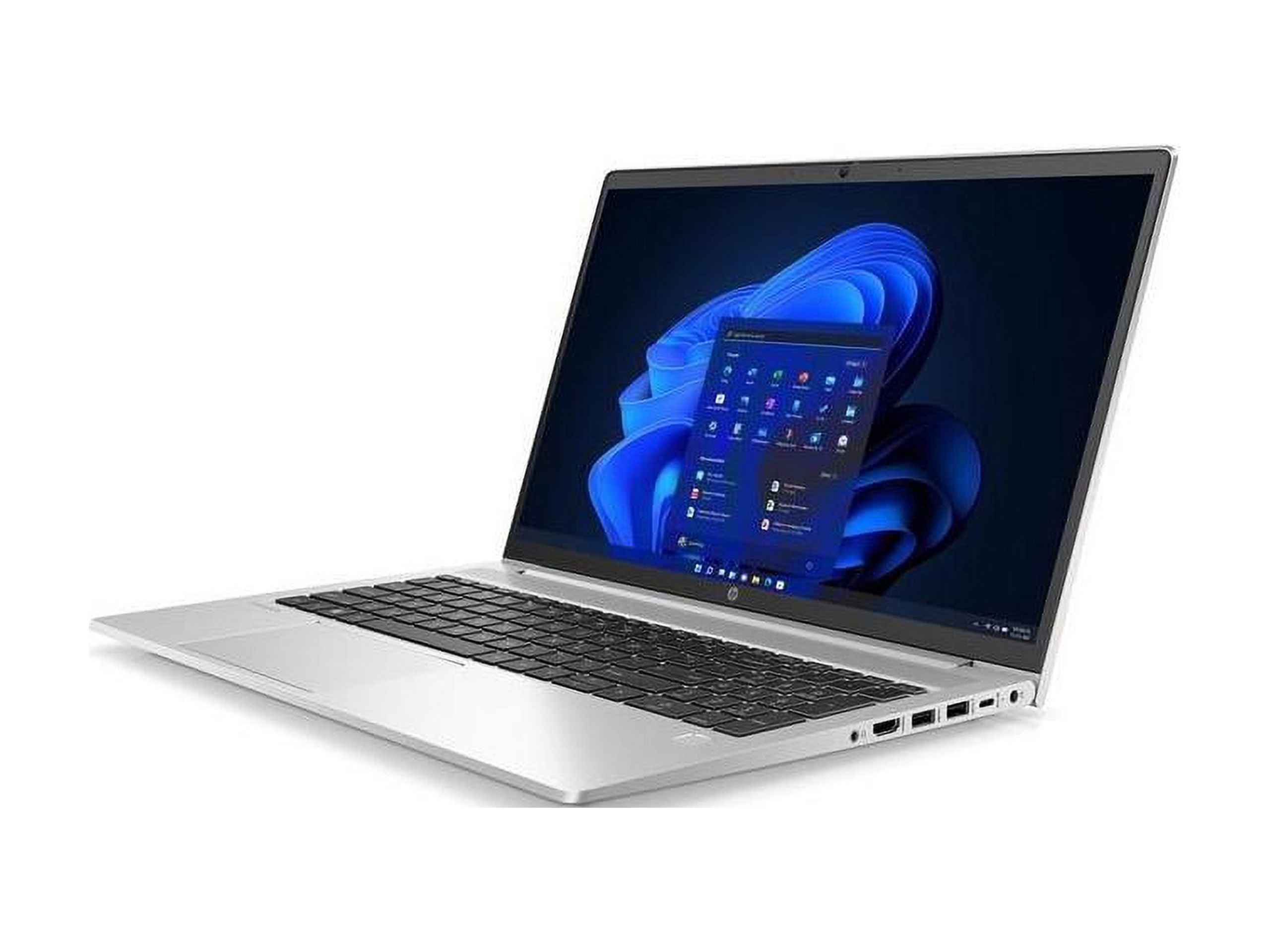 HP ProBook 455 G9 15.6" Notebook - Full HD - 1920 x 1080 - AMD Ryzen 5 5625U Hexa-core (6 Core) - 8 GB Total RAM - 256 GB SSD - Windows 10 Pro - AMD Radeon Graphics - In-plane Switching (IPS) Tec - image 1 of 7