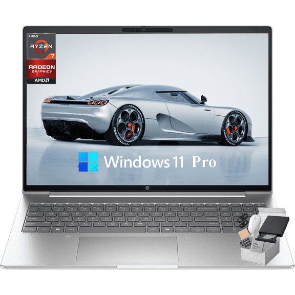 HP ProBook 465 G11 Business Laptop, 16" FHD WUXGA Screen, AMD Ryzen 7 7735U(Up to 4.9 Ghz), 16GB DDR5|512GB SSD, AMD Radeon Graphics, Copilot AI, Wi-Fi 6E, Win 11 Pro