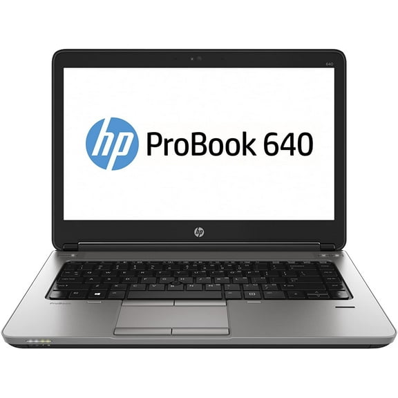 Restored HP ProBook 640 G1 14" Laptop computer, Core i5-4200u 2.5 GHz, 4th Gen 8GB 500GB DVDRW, WiFi, Bluetooth, Windows 10 (Re)