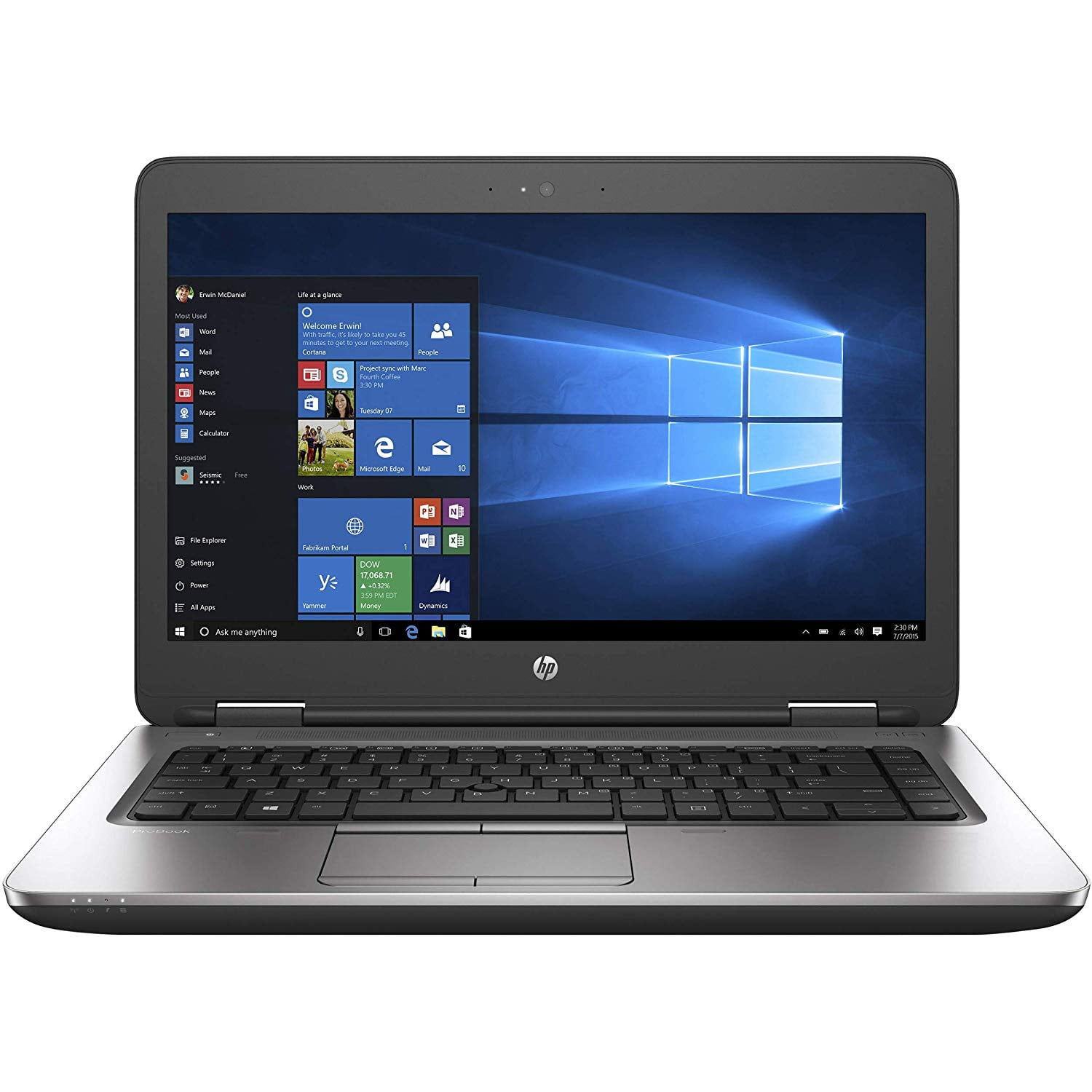 HP ProBook 640 G2 14" FullHD Laptop i5-6300U 8GB 256GB SSD DVDRW Win10 Pro