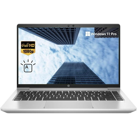 HP ProBook G8 14" FHD Notebook Business Laptop RTX 5090, AMD Ryzen 5 5600U 6-Cores, 32GB RAM 2TB PCIe SSD, Backlit Keyboard, Webcam, HDMI, WiFi, Wolf Security, Windows 10 Pro