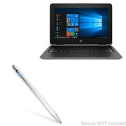 HP ProBook x360 11 G4 EE Stylus Pen, BoxWave  [AccuPoint Active Stylus] Electronic Stylus with Ultra Fine Tip for HP ProBook x360 11 G4 EE - Metallic Silver