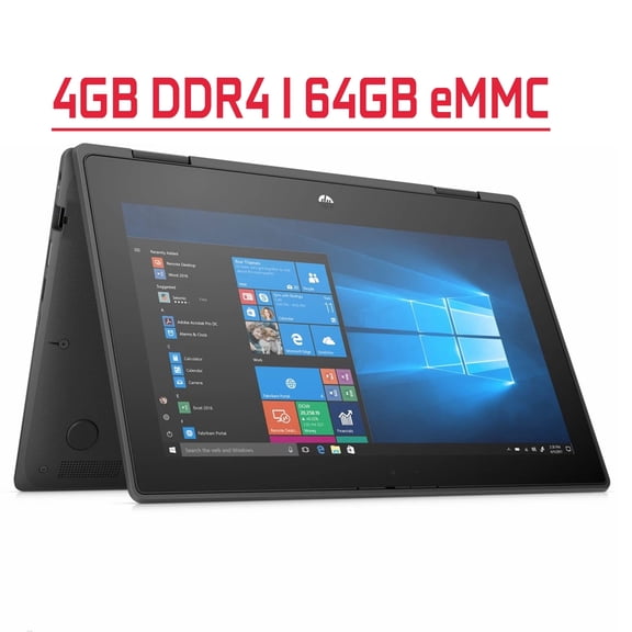 Restored HP ProBook x360 11 G5 EE Premium 2 in 1 Laptop Computer 11.6” HD Touchscreen Display Intel Celeron N4020 Processor 4GB DDR4 64GB eMMC USB-C HDMI Wifi5 Bluetooth Webcam Win10 Pro
