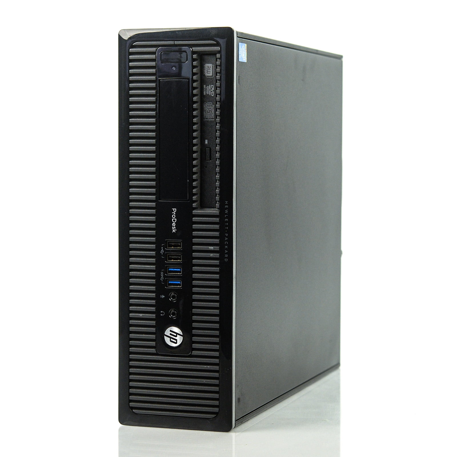 Computadora HP 205 G1 All-in-One, Procesador AMD E1-2500 (1.4 GHz), Memoria  4 GB DDR3, D.D. de 500 GB, DVD±R/RW DL, Video RADEON HD 8240, Windows 8.1  (64 Bits), Pantalla LED de 18.5.