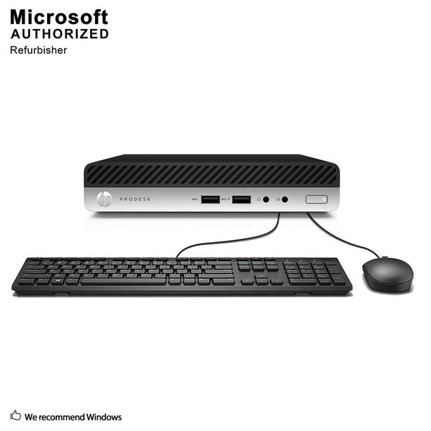 HP ProDesk 400 G3 Dekstop Mini Intel Core I5-6500T 2.5Ghz, 8G DDR4, 512G SSD, DP, WIFI, Bluetooth, Mouse and Keyboard, Windows 10 Pro 64 Bits Used Grade A - Walmart Business Supplies HP ProDesk 400 G3 Dekstop Mini Intel Core I5-6500T 2.5Ghz, 8G DDR4, 512G SSD, DP, WIFI, Bluetooth, Mouse and Keyboard, Windows 10 Pro 64 Bits Used Grade A - Walmart Business Supplies