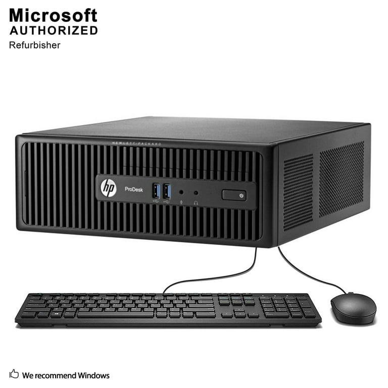 小型☆HP 400 G3 i3-6100 8GB 500GB Win10 Pre-Owned HP ProDesk 400 G3 Small Form Factor PC, Intel Core I3
