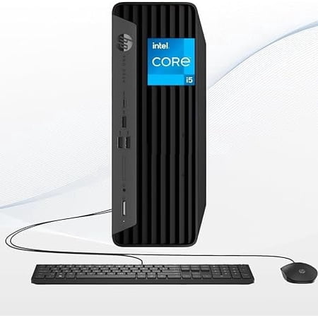 HP ProDesk 400 G9 SFF Business Desktop, 14th Gen Intel Core i5-14500,16GB DDR5, 512GB SSD, Wi-Fi, HDMI, DP, USB-C, RJ-45, Support Up to Three Displays, Wired Keyboard & Mouse, Windows 11 Pro