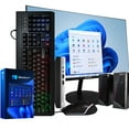 thumbnail image 1 of HP ProDesk 400G4 - Windows 11 Mini Desktop Computer PC | Intel Core i5-8500T Six Core (4.3GHz Turbo) | 16GB DDR4 RAM | 500GB SSD + 1TB HDD | WiFi + Bluetooth | Peripheral Computer Package (Used), 1 of 9