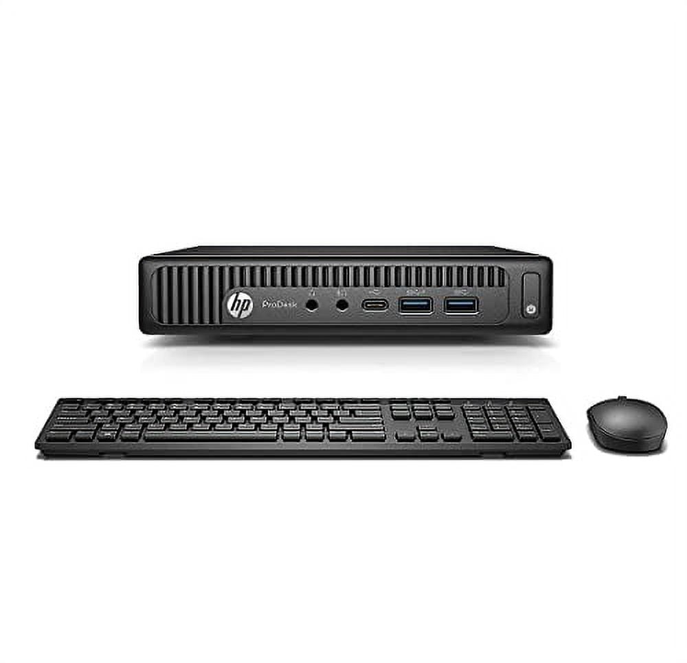 HP ProDesk 600 G4 Mini, Intel Core i5-8500T 6-Core up to 3.5GHz, 8GB RAM,  256GB M.2 PCIe NVMe SSD, USB-C, Intel UHD Graphics 630 (Supports 4K)