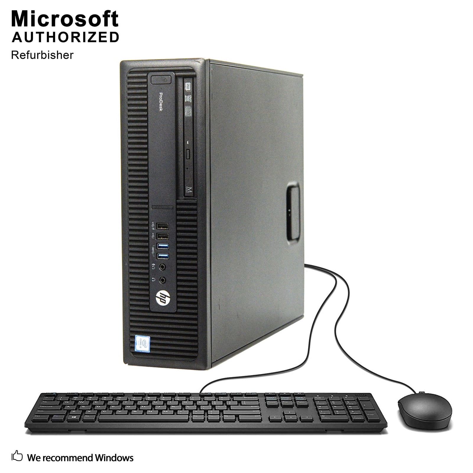 HP ProDesk 600 G2 SFF Dekstop PC Intel Core I3-6100 3.7Ghz, 16G DDR4, 1T HDD, VGA, DP, WIFI, Bluetooth, DVDRW, Mouse and Keyboard, Windows 10 Pro 64 Bit Used Grade A - Walmart.com HP ProDesk 600 G2 SFF Dekstop PC Intel Core I3-6100 3.7Ghz, 16G DDR4, 1T HDD, VGA, DP, WIFI, Bluetooth, DVDRW, Mouse and Keyboard, Windows 10 Pro 64 Bit Used Grade A - Walmart.com