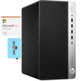 thumbnail image 1 of HP ProDesk 600 G5 Business Desktop PC (Intel i7-9700 8-Core, AMD RX 580 8GB GDDR5, 128GB RAM, 2TB PCIe SSD, AC WiFi, Bluetooth 5.1, RJ-45, 3 Display Port (DP), Win 10 Pro) with Dockztorm Hub, 1 of 5
