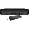 thumbnail image 1 of HP ProDesk 600 G6 Home/Business Mini Desktop (Intel i5-10500T 6-Core, Intel UHD 630, 8GB RAM, 2TB PCIe SSD, Wifi, USB 3.2, Bluetooth, Win 10 Pro) with WD19S 180W Dock, 1 of 7