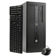 HP ProDesk 600G1 Tower Computer PC, 3.20 GHz Intel i5 Quad Core Gen 4, 8GB DDR3 RAM, 250GB SATA Hard Drive, Windows 10 Home 64 bit ( Grade B )