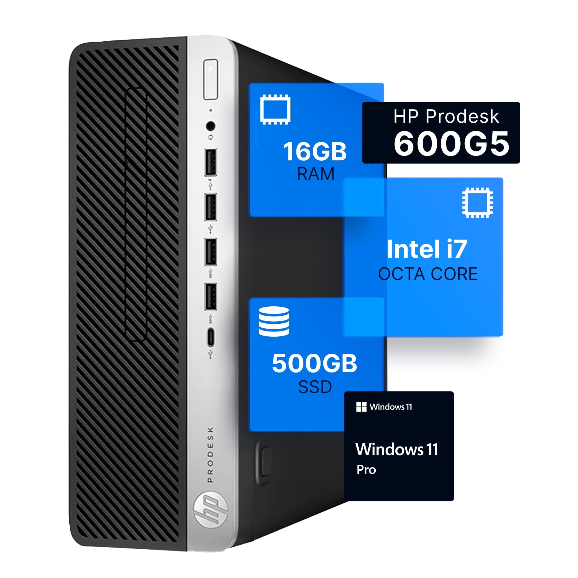 【Office付】Prodesk600G5 i7-9700 SSDNVMe1TB+HDD500GB RAM16GB DVD-RW Windows11 HP ProDesk 600G5 Desktop Computer | Intel i7-9700 (3.4) | 16GB