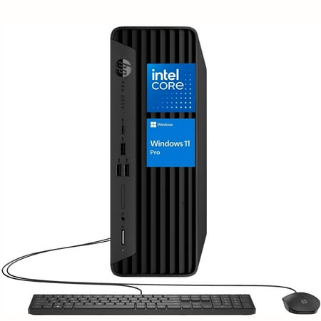 HP ProDesk G9 SFF Desktop Computer| 13th Core i3 CPU| Dual 4K Display Support| 16GB RAM, 1TB SSD| WiFi| Bluetooth| HDMI, USB, RJ-45| Windows 11 Pro| Wired Keyboard & Mouse| Business & Personal Use