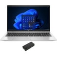 thumbnail image 1 of HP Probook 455 G9 Home/Business Laptop (AMD Ryzen 5 5625U 6-Core, 15.6in 60Hz Full HD (1920x1080), AMD Radeon, 32GB RAM, 256GB PCIe SSD, Backlit KB, Win 11 Pro) with DV4K Dock, 1 of 7